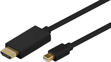 MicroConnect kábel Mini DisplayPort 1.2 (M) - HDMI (M) 1m čierna 