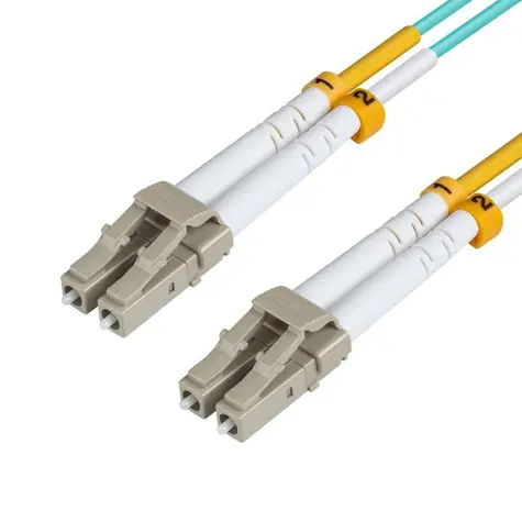 MicroConnect Optical Fibre Cable LC/LC Multimode duplex OM3 15m modrá