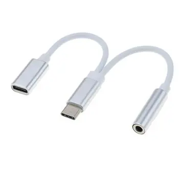 PremiumCord Prevodník USB-C na audio konektor jack 3,5mm female + USB typ C konektor na nabíjanie