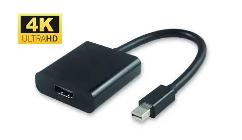 MicroConnect Adapter Active mini DisplayPort 1.2 (M) - HDMI (F) čierna / 4K @ 60Hz / 21.6Gbit/s
