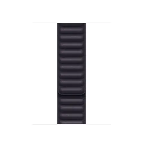 Apple Watch 41mm atramentovo fialová / kožený článok remienok M/L