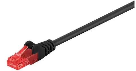 MicroConnect CAT6 U/UTP VALUEPACK 15m čierna / PVC / 5ks 