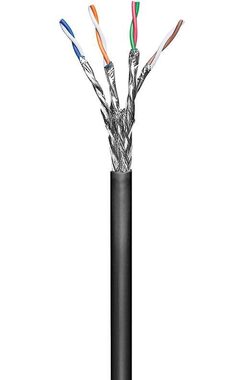 MicroConnect CAT6 S/FTP SOLID OUTDOOR 100m čierna / PE