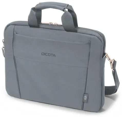 DICOTA Slim Eco BASE 13-14.1" sivá / taška na notebook / Polyester + recyklovaný plast
