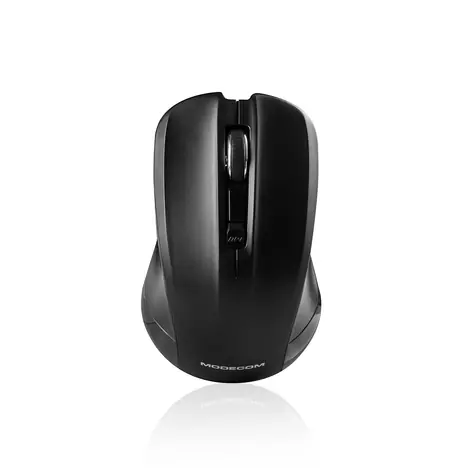 MODECOM MC-WM9.1 čierna / bezdrôtová optická myš / 1600DPI / USB nano 2 / 4 tlačidlá