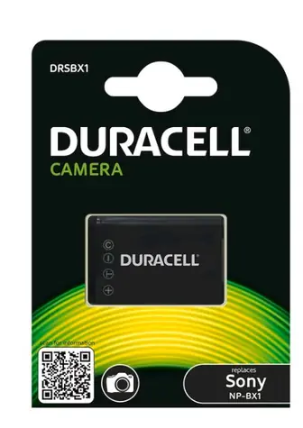 DURACELL Batéria - DRSBX1 pre Sony NP-BX1 / čierna / 950mAh / 3,7 V
