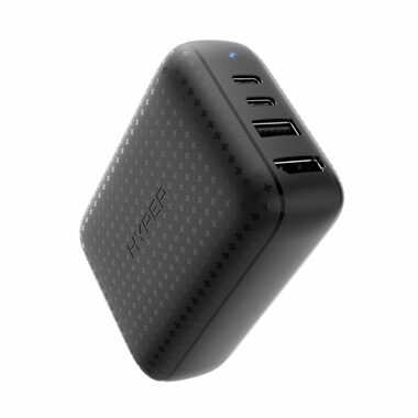 HyperDrive čierna / HDMI Hub / 60W / USB-A / 2x USB-C / HDMI / GaN