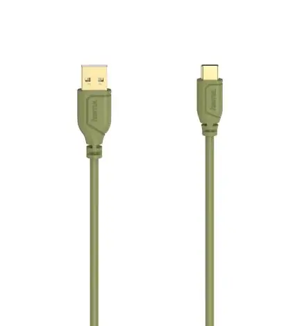 Hama 200637 Flexi-Slim kábel USB-A na USB-C 0.75 m zelená