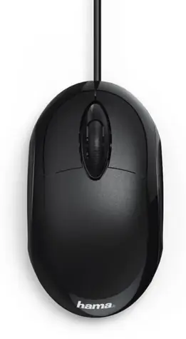 Hama 182600 MC-100 čierna / optická myš / 1000dpi / USB / 3 tlačidlá