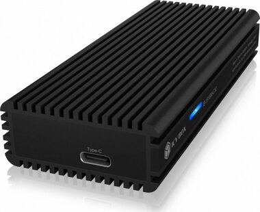 ICY BOX IB-1916M-C32 čierna / externý box pre M.2 2280 NVMe SSD / USB 3.2 (Gen2x2) C+A