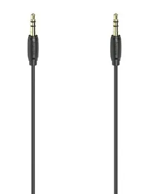 Hama 205118 audio slim kábel jack - jack 1.5 m čierna