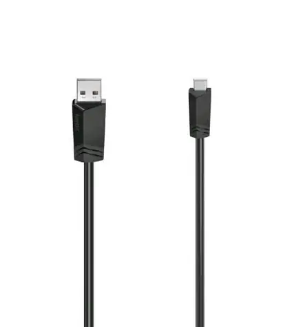 Hama 200606 mini USB 2.0 kábel USB-A na miniUSB 1.5 m čierna
