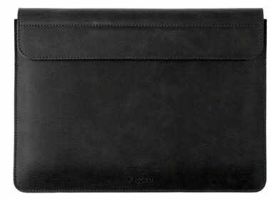 FIXED Kožené puzdro Oxford pre Apple MacBook Air 13,6" (2022) M2 čierna