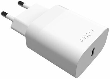 FIXED Sieťová nabíjačka 20W s USB-C výstupom a podporou PD biela