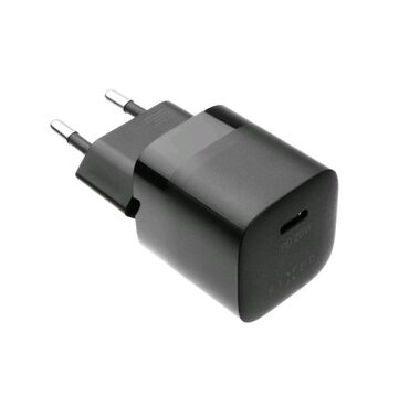 FIXED Mini Set sieťovej nabíjačky s USB-C výstupom a USB-C/USB-C kábel 20W 1 m čierna / PD