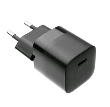 FIXED Mini Set sieťovej nabíjačky s USB-C výstupom a USB-C/USB-C kábla 30W 1m čierna