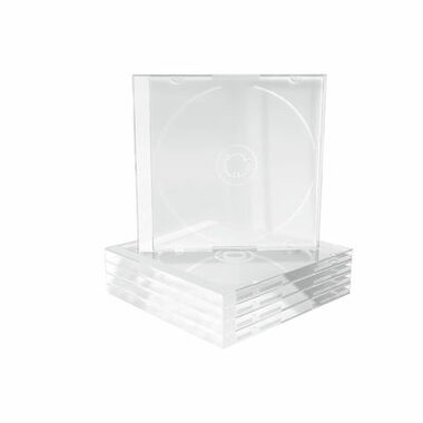 MediaRange BOX31-T CD Jewelcase obal pre 1 disky číra (5ks)