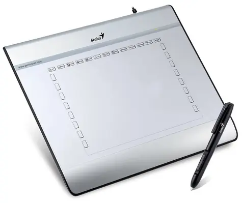 Genius EasyPen i608 / tablet / rozmer plochy 6x8" / rozlíšenie 2540 LPI / USB / 29 kláves
