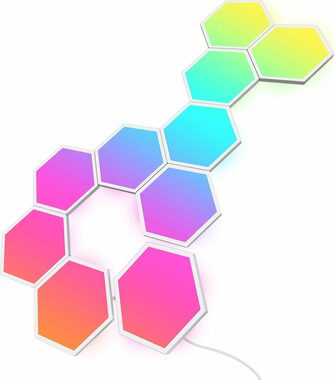 Govee Glide Hexa biela 10 ks / dekoratívne LED osvetlenie / Wi-Fi / RGBIC