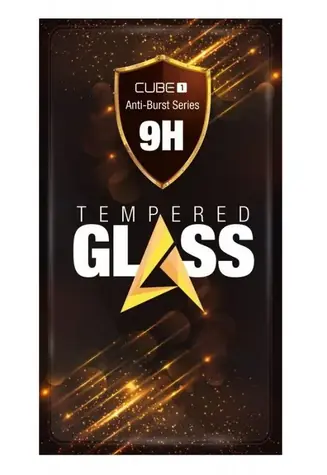 CUBE1 Full-Cover Ochranné tvrdené sklo 2.5D pre Xiaomi Redmi 10C čierna / lepenie cez celý displej / 0.33mm / 9H