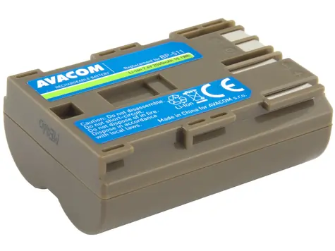 AVACOM Náhradná batéria Canon BP-511&amp;512 / Li-Ion / 7.4V / 2040mAh / 15.1Wh