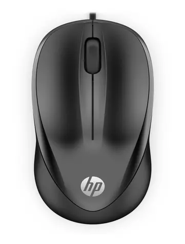 HP 1000 čierna / drôtová myš / optická / 1200 dpi / USB