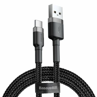 Baseus CATKLF-UG1 kábel USB-A na USB-C 3m čierno-šedá / 2A