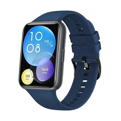 FIXED Silicone Strap Silikónový remienok pre Huawei Watch FIT2 modrá