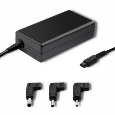 Qoltec 51756 Napájací adaptér pre notebooky Acer 65W 1.72m čierna / 19V / 2.37A / 5.5x1.0 / 5.5x1.7 / 5.5x2.5