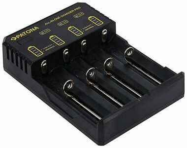 PATONA nabíjačka batérií AA &amp; AAA &amp; 18650 &amp; 14500 &amp; CR123A