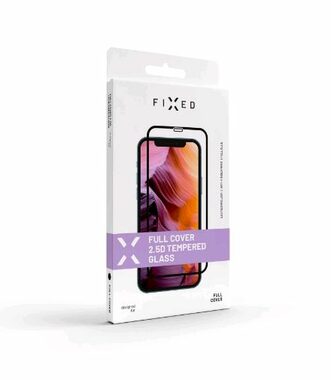 FIXED Full-Cover Ochranné tvrdené sklo pre Motorola Moto G73 5G čierna / lepenie cez celý displej