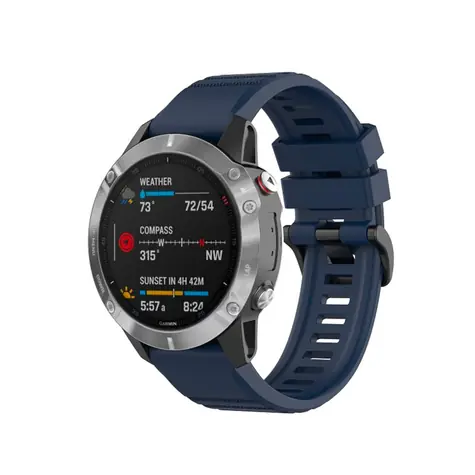 FIXED Silicone Strap Silikónový remienok pre Garmin QuickFit 22mm modrá