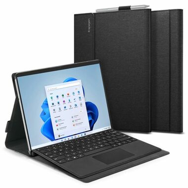 Spigen Stand Folio ochranný kryt pre Microsoft Surface Pro 9/8 čierna