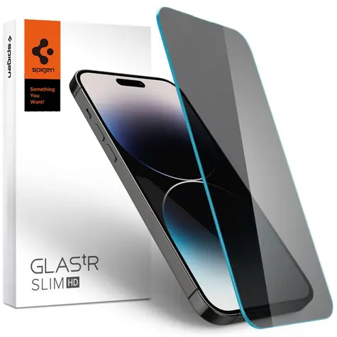Spigen Glass TR Slim HD Anti-Glare Privacy ochranné sklo pre Apple iPhone 14 Pro Max 