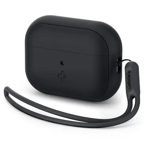 Spigen Silicone Fit ochranný kryt pre Apple AirPods Pro 2 čierna