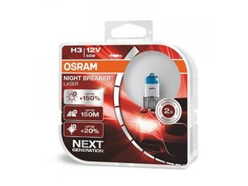 OSRAM H3 Night Breaker Laser Next Generation +150% / autožiarovka / 2 ks