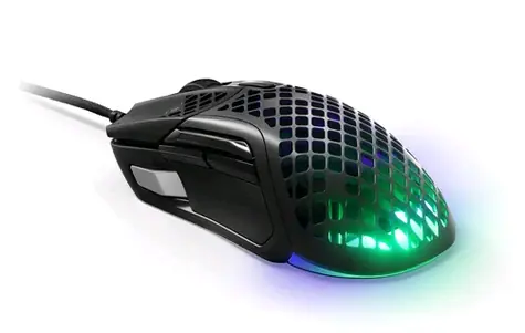 SteelSeries Aerox 5 čierna / Herná myš / optická / 18000DPI / USB-A / 2m / 9 tlačidiel