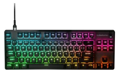 SteelSeries Apex 9 TKL čierna / Herná klávesnica / Mechanická / RGB podsvietenie / US layout
