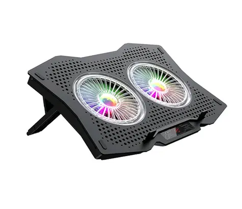 Havit F2072 RGB / chladiaca podložka pre notebook / pre 9" - 17" / 2x ventilátor / RGB