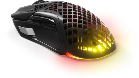 SteelSeries Aerox 5 Wireless čierna / Bezdrôtová herná myš / optická / 18000DPI / BT / USB / 9 tlačidiel