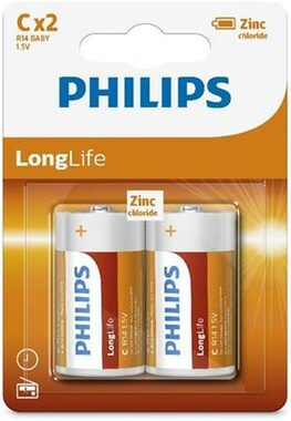 Philips R14L2B/10 batéria C Long Life - 2ks