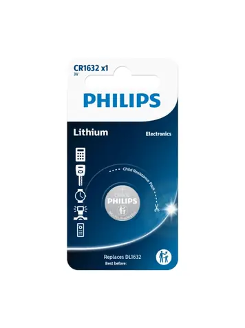Philips batéria CR1632 Lítium - 1ks