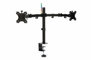 Kensington SmartFit® Ergo Dvojité rameno na LED | LCD až 32&quot; 2x8kg / svorka / na stôl / VESA / čierna
