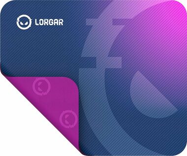 Lorgar 133 (M) fialová / herná podložka pod myš / 360 x 300 x 3 mm