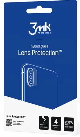 3mk Lens Hybridné sklo ochrana kamery pre Motorola Moto G53 (4ks)