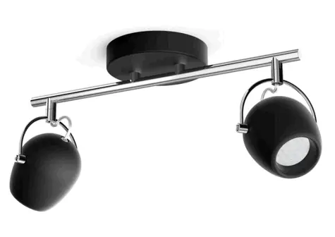 Philips Rivano bodové LED svietidlo 8,6 W / 800lm / 2700K / IP20 / čierne