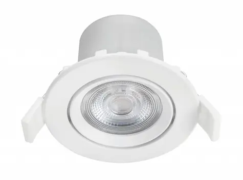 Philips SPARKLE podhľadové LED svietidlo 1x5W / 350lm / 2700K / IP20 / 8,5 cm / okrúhle stmievateľné / biele