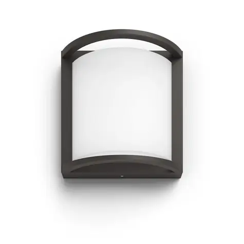 Philips Samondra vonkajšie nástenné LED svietidlo 1x12W / 1200lm / 4000K / IP44 / antracitové
