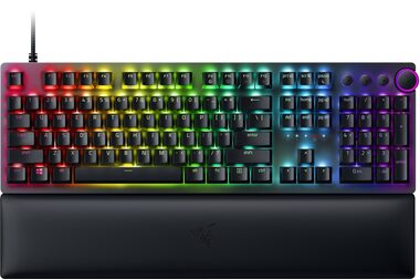 Razer Huntsman V2 Red čierna / Herná klávesnica / mechanická / drôtová (USB) / spínače Razer Optical Switches / US