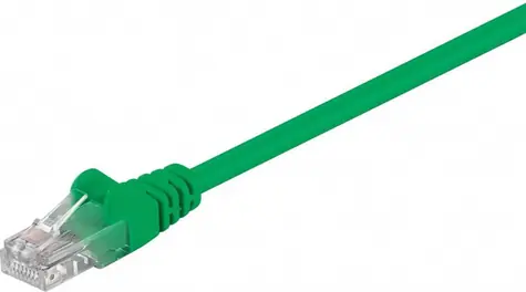 Goobay 68338 CAT 5e patch kábel U/UTP 0.5 m zelená